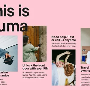 4* アパートホテル Numa Frankfurt Blau